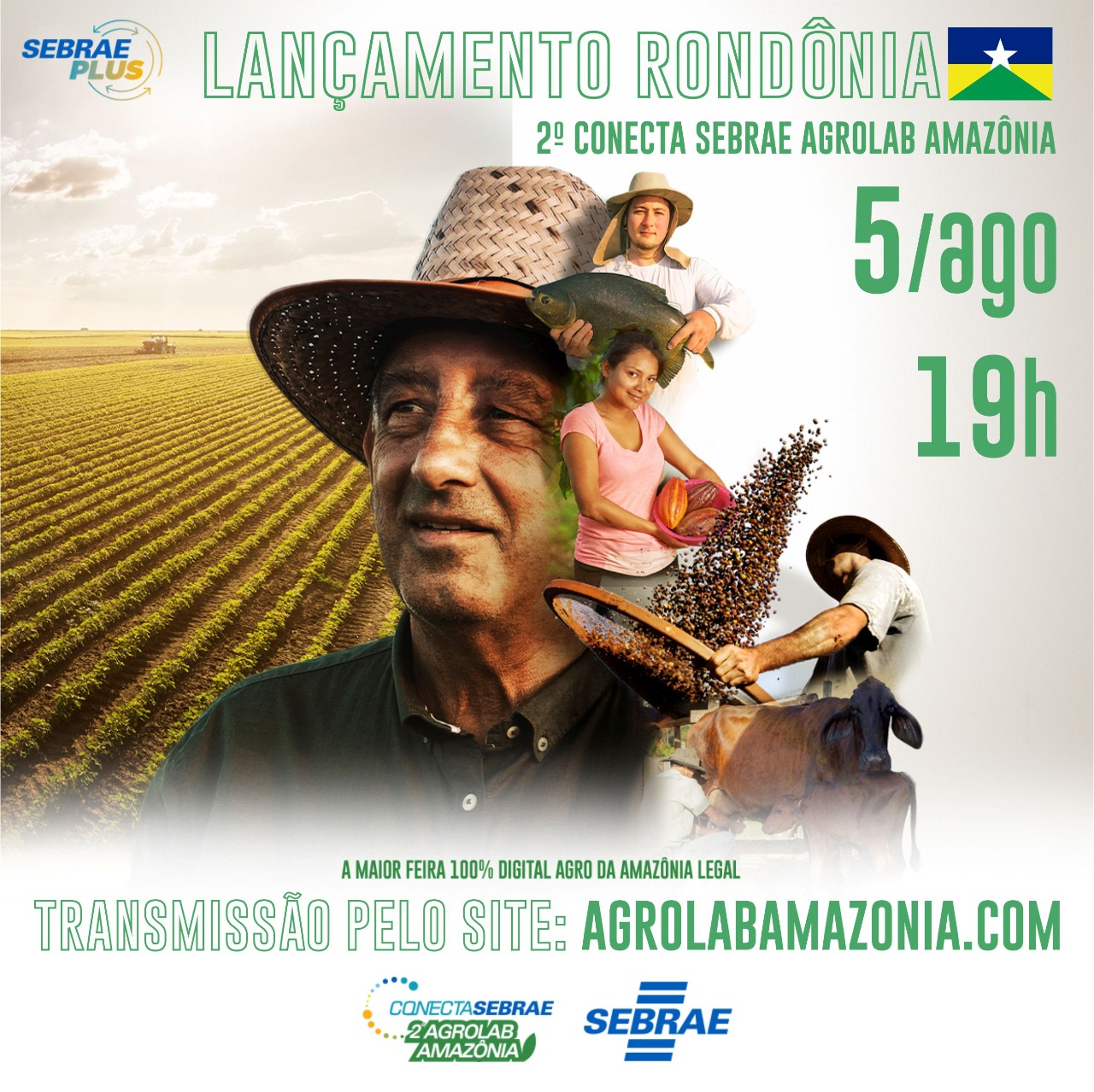 Dia 5 é o lançamento do maior evento virtual do Agronegócio da Amazônia