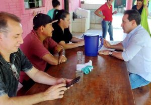 Natan Donadon visita amigos e mantém contato com autoridades de Chupinguaia