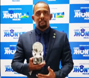 Jhony Paixão recebe Prêmio Unale por atuação na Assembleia Legislativa de Rondônia