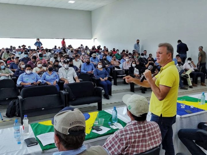 Luizinho Goebel participa da cerimônia de abertura do projeto “Integração Rural” e destaca importância do evento no desenvolvimento de propriedades rurais vilhenenses