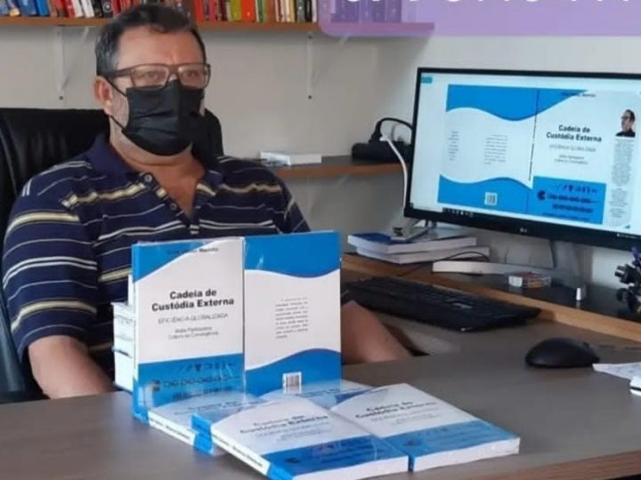 Escritor de Rondônia lança dois livros sobre perícia criminal