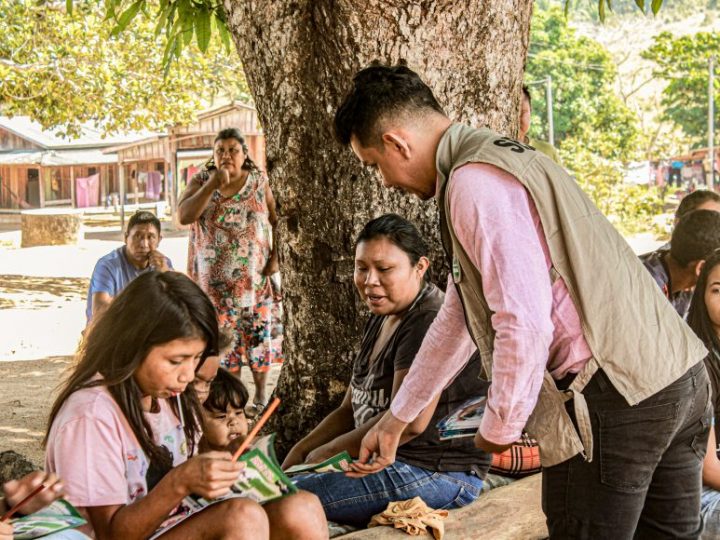 Espigão do Oeste: Sedam promove ações de educação ambiental em aldeias da Terra Indígena Roosevelt