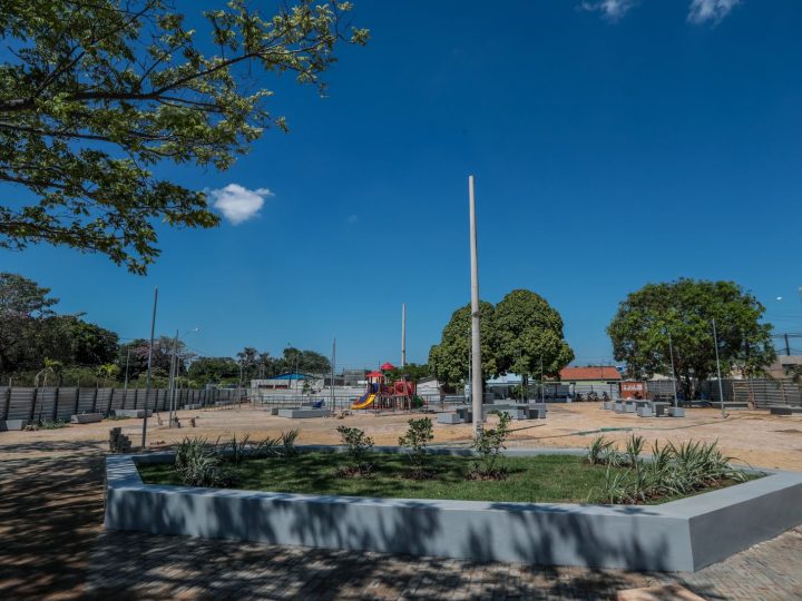 Porto Velho: Obras na praça do Conjunto 22 de Dezembro entram em fase de conclusão