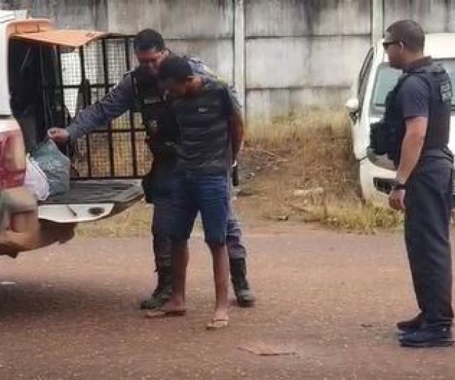 Policiais militares predem foragido da justiça de Rondônia, no município de Apuaí