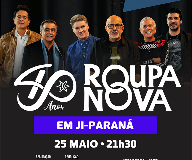Ji-Paraná: Banda Roupa Nova faz show durante a Rondônia Rural Show Internacional
