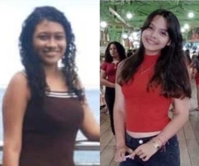 Familiares aflitos solicitam a colaboração de todos para encontrar duas jovens estudantes desaparecidas em Manaus