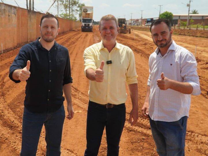Emenda parlamentar do deputado Luizinho Goebel garante asfalto em via urbana de Vilhena
