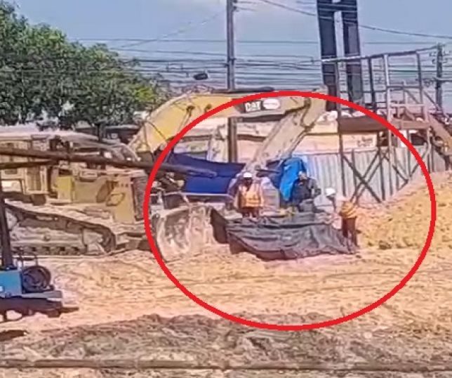 Trator mata motorista esmagado em obra do Prosamim na comunidade da Sharp, bairro do armando mendes, zona leste de Manaus