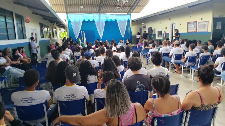 Ji-Paraná: Escola do distrito de Nova Londrina recebe obra de pintura e reformas
