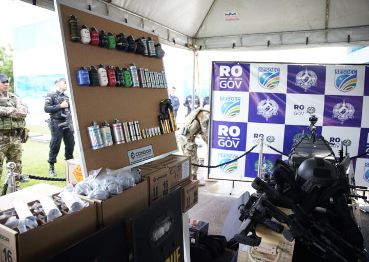 Segurança Pública de Rondônia é fortalecida com entrega de equipamentos, armamentos e veículos